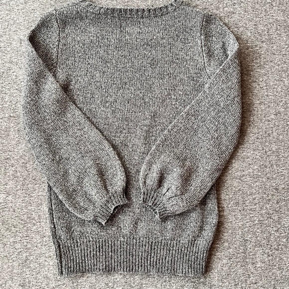 Scotch & Soda Maison Scotch Heart Cable Knit Sweater M Petite 100% Cotton Preppy - Picture 5 of 12